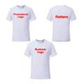 Sublimation Shirts 100% Polyester Mens Cropped Cotton Feel Business Advertising Promotional Work Shirts Plain Custom Printing