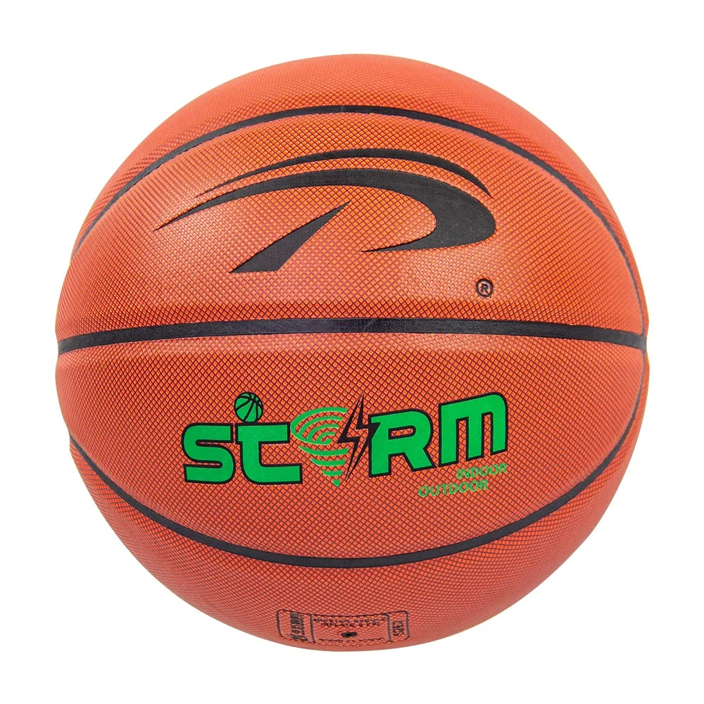 PSYCHE Basketball Inflatable Factory Supply Custom Logo PU Basketball Official Size 7 Storm Basketball for Training