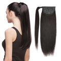 Wholesale Brazilian 100% Remy Virgin Human Hair Clip-in Extension Ponytail Straight Genius Weft New Flat Weft