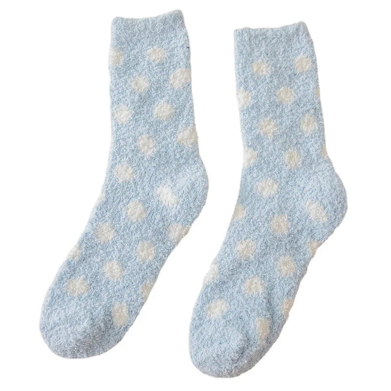 Wholesale New Products Pile up Socks Women's Comfortable Mid-tube Female Socks Double Needle Stripe Simple Socks