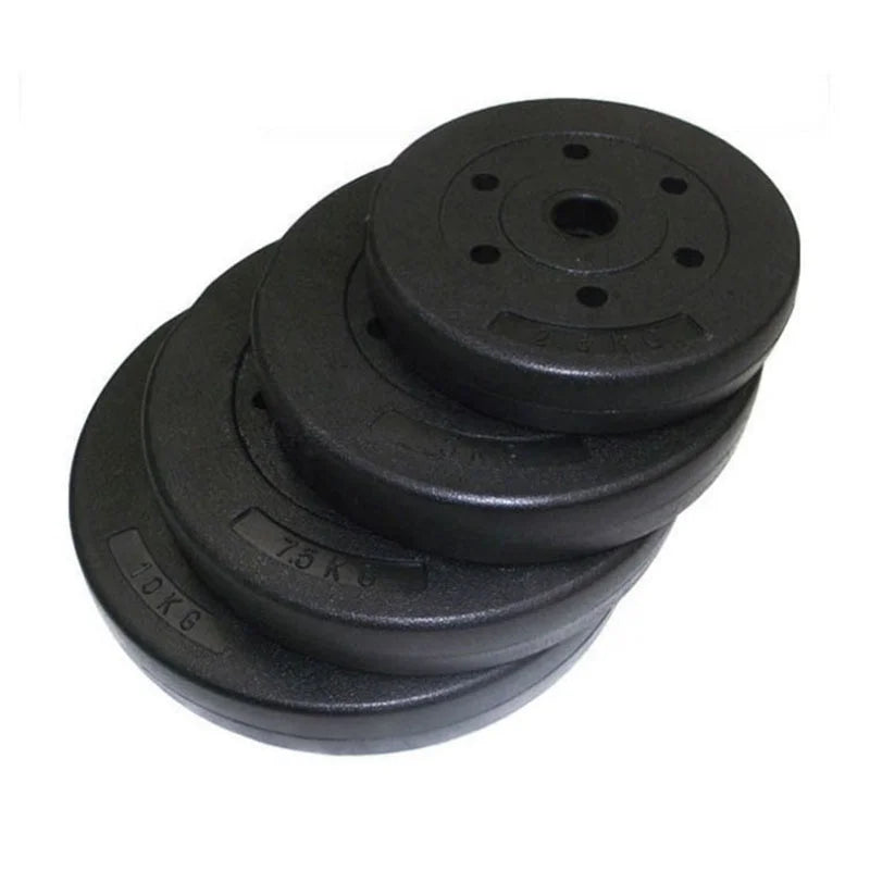 Wholesale Barbell Bumper Weight Plates Cement Empty Concrete Barbell Plate Rubber Bumper Plate Cement Dumbbell
