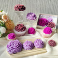 Peony Flower Silicone Mold in Large Medium Small Sizes for Home Decoration for Diy Candle Silicone Mold