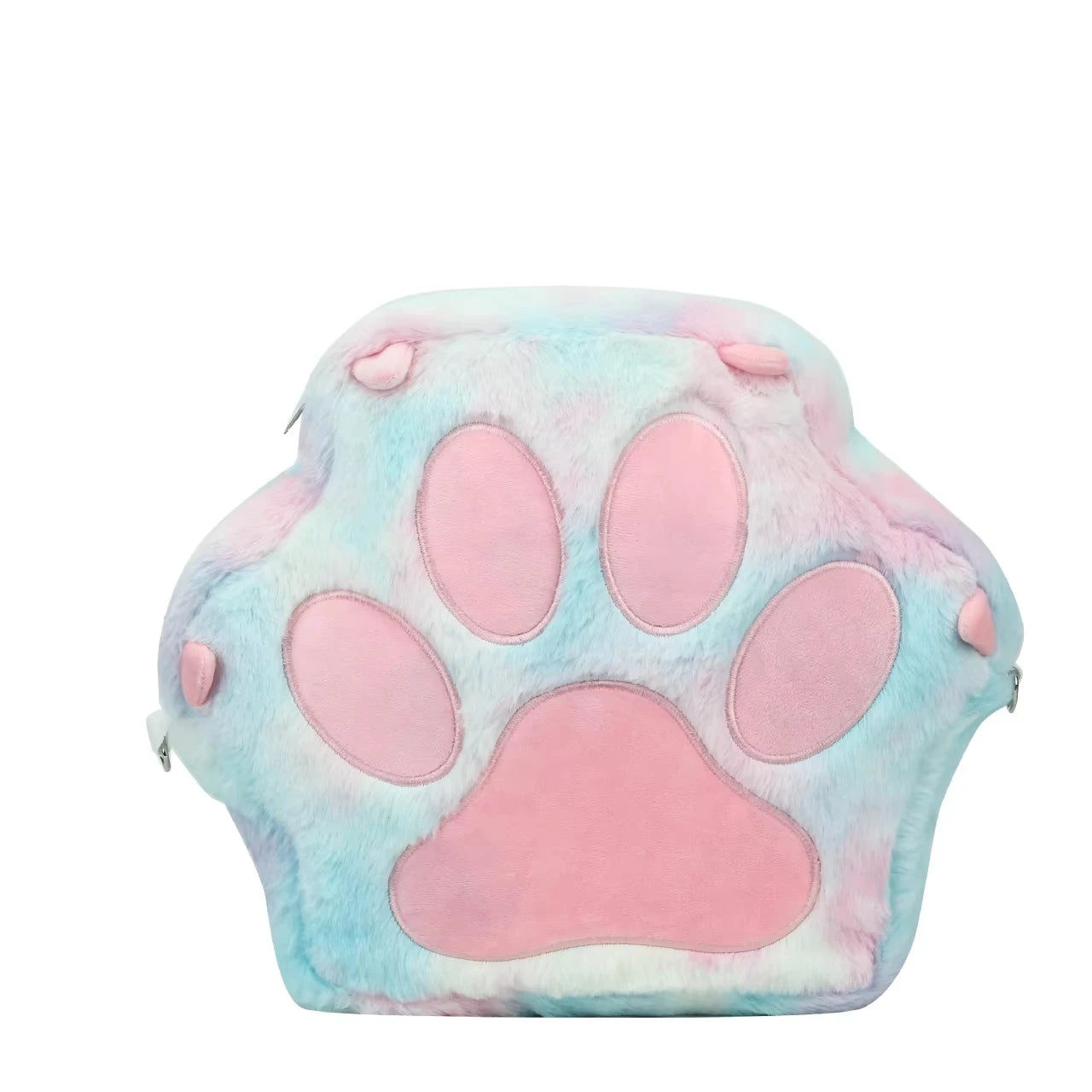 Hot Selling New Cat Paw Shape Plush Backpack Stylish Cat Paw Design Toy Bag
