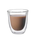 Egg Shaped Double Wall Insulation Borosilicate Glass Coffee Cup Double Wall Coffee Drinking Cup Set Two