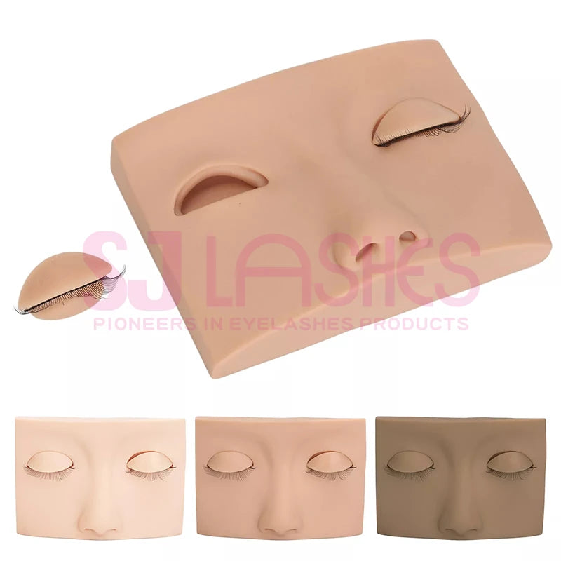 Eyelash Extension Mannequin Training Head Wholesale Practice Training Head for Eyelash Extensions