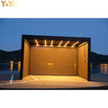 YOUYA Customized Sizes Bioclimatic Aluminum Pergolar Luxury 3*3/3*6/ 4x6 Garden Pergola Outdoor for Swimming Pool/courtyard