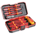 1PC/15PCS 380V/13PCS 1000V Changeable Insulated Screwdriver Set Magnetic Slotted Bits Repair Tool for Electrical Equipment