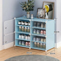 Cheap  Wholesale Plastic Storage Cabinet Shoe Rack Home or Outdoor Shoe Box With Transparent Door Practical and Popular