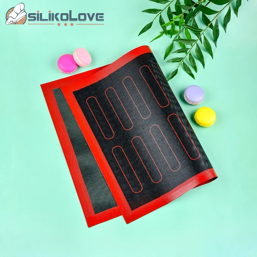 Non-stick 20 Cavity Silicone Baking Mat Easy Clean Make Macaroon Pastry Cookie Puff Kitchen Bakeware Accessory