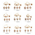 Hot Sale 18k Gold Jewelry Plated Retro Bridal Jewelry Sets Superior Quality Brass Hollow Pattern Indian Jewelry Set
