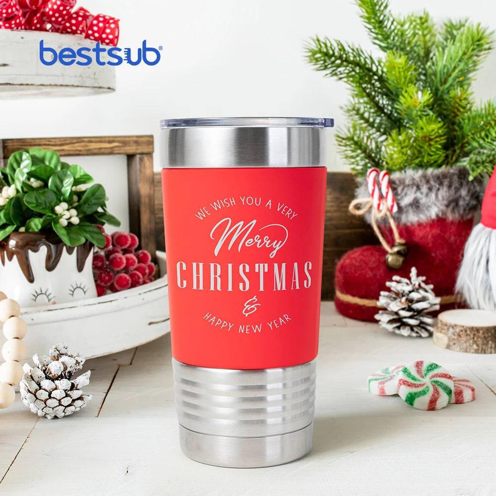 Wholesale Custom Engraving Blanks 20oz/600ml Laserable Silicon Wrap Tumbler