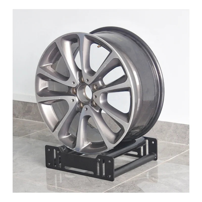 Rotating Wheel Rim Display Stand for Auto Parts Repair Store