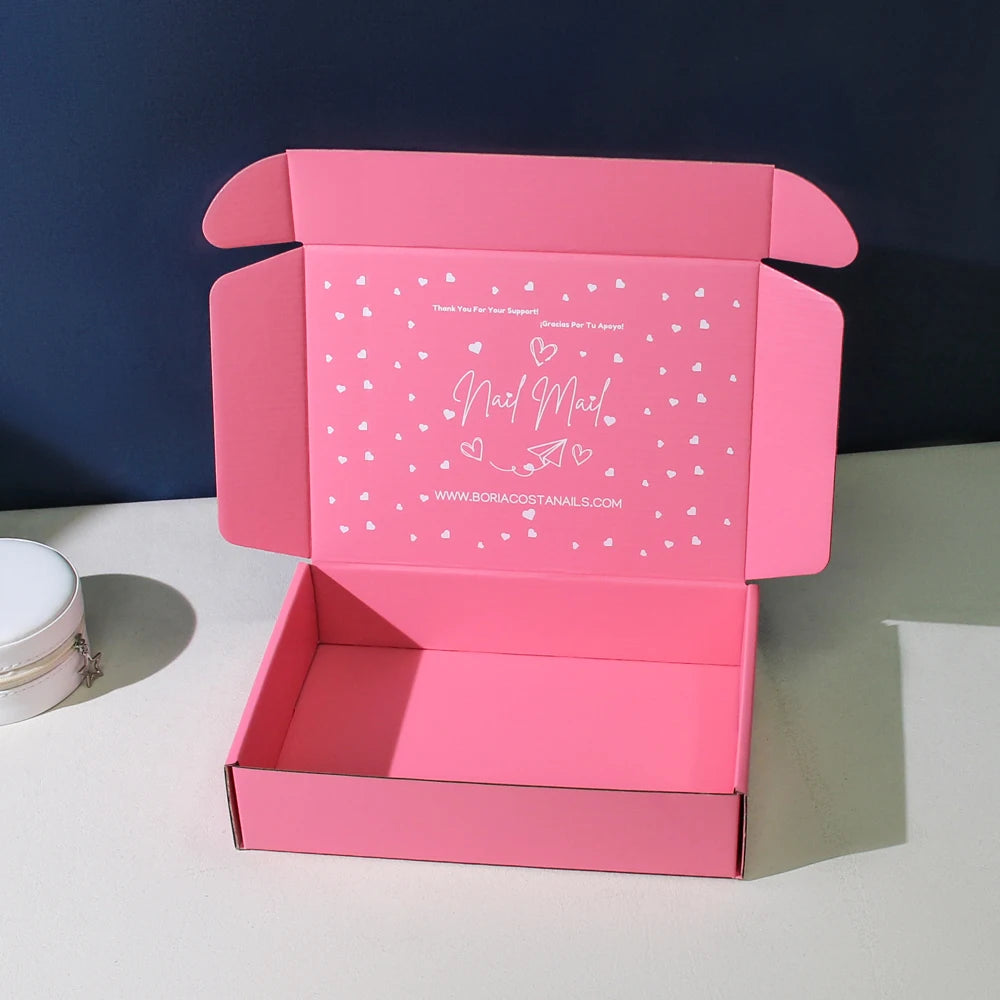 Luxury Custom Cardboard Gift Mailing Mailer Shipping Box Corrugated Paper Packing Cardboard Box