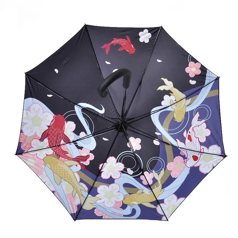 Double Layer Photographic Umbrella Two Layer Umbrella 2 Layers Rain Chinese Design Umbrella