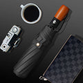 New 23 Inch  Fully Uv Sun Umbrella3 Fold Automatic Folding Umbrella Printed Men Woman Umbrella with logo