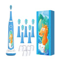 China Manufacturer Wholesale Cute Cartoon Electric Toothbrush for Kids Portable Medium 6pcs Replacement Heads IPX7 Waterproof
