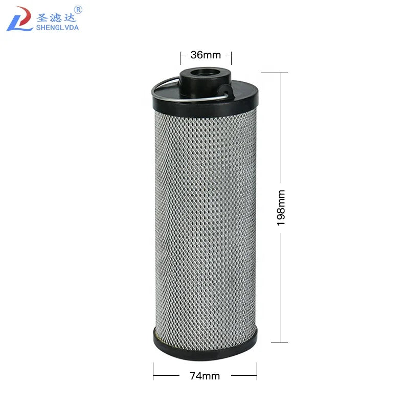 New High-Precision Glass Fiber Hydraulic Oil Filter Element with 20 Micron Filtration and 99% Efficiency