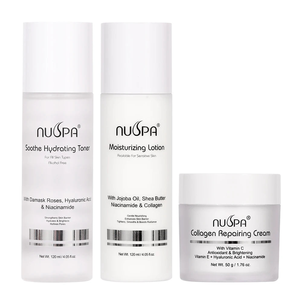 Private Label NUSPA Skin Care Set Gentle Formula Moisturizing Face Cream Beauty Skin Care Products