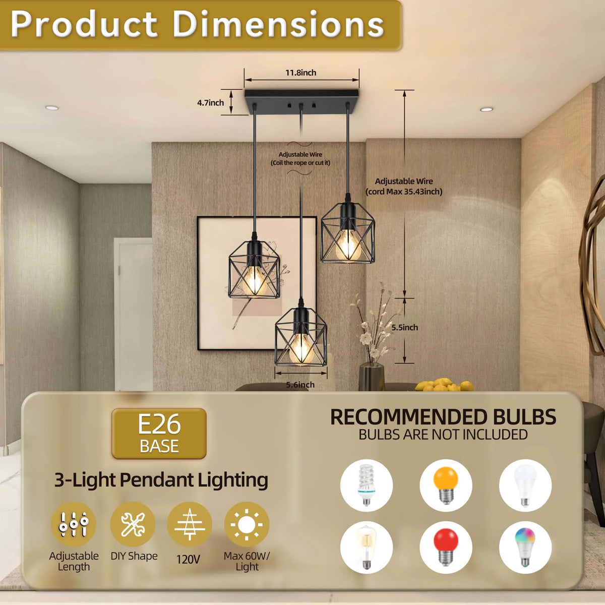 Hot Sale Industrial Iron Decorative Lights/Vintage Pendant LampDining Pendant LightsLed Pendant LightPendant Lighting MegaBDM