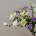 SZ04  Home Decoration  Artificial Flowers Fake Silk White Flower for Home Wedding Decoration
