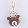 Handmade Crochet Animal Easter Gift Keychain Lovely Bunny Bear Pendant Car Bag Accessories Key Ring