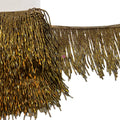Heave Brown Gold Seam Binding Brown Trim Panel Tassels Lampshade Beaded Fringe for Sewing