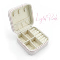 Wholesale Jewellery Box pink Packaging Jewelry Organiser logo Bulk in Stock Personalized Jewelry Box Foam