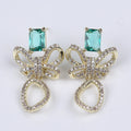 2023 New Ladies Fashion Zircon Earring Copper Erring for Women for Sale