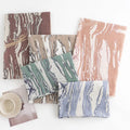 Fresh and Sweet Vertical Marble Scarf  Market 2023 Autumn and Winter Elegant and Warm Shawl Print Scarf for Women