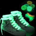 Fashion LED Luminous Shoelaces Flat Style Shoe Laces Sneakers Shoelace Quick Lazy Laces