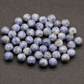DIY Best Selling 12mm Blue spot jasper Loose Beads for Garment Necklace Accessories