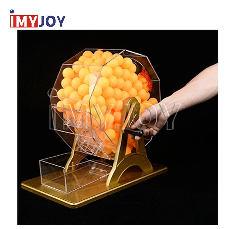 Mini Playing by Hand Lucky Lotto Draw Ball Game Machine Lottery Machine