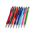 Classic Metal Pen with Custom Logo 2 in 1 Stylus Pen Metal with Engraved Laser Logo