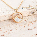 SC Charm Factory Hot Selling Stainless Steel Necklace Creative Fashion Popular Distinctive Shell Mountain Necklace  for Women