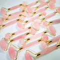 Huiying Gem Roller and Jade rose quartz spiky roller beauty