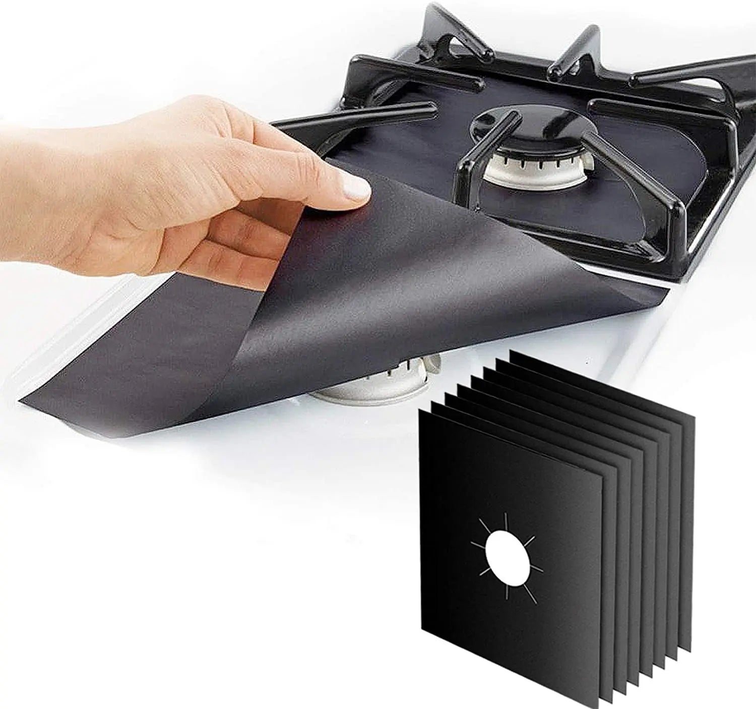 Extra Thick Non Stick Gas Stove Burner Covers Reusable Stove Top Covers for Gas Burners Keeps Stovetop Clean