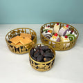 Wholesale Star Moon Castle round cake metal tray eid mubarak  box
