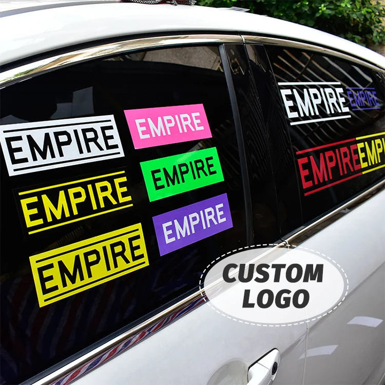 UV Resistant Weatherproof Car Decal Stickers Custom Logo Personalized Car Waterproof Window Sticker