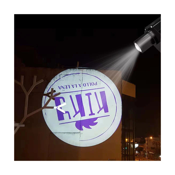 TNT 15W 25W 35W 40W Rotation Logo Projection Lamp Free Design Lens Floor Wall HD Advertising Light