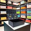 High-grade Black Foldable Hard Gift Box With Magnetic Closure Lid Favor Boxes Underwear Storage Box