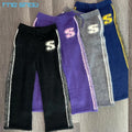 Vintage Pants Custom OEM Wide Leg Knitted Mohair Sweater Pants Loose Unisex Drawstring Long Jogger Mohair Flared Sweat Pants Men