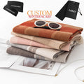Wholesale Winter Warm Scarves Ladies Women Wool Custom Logo Winter Soft Shawl 100% Wool Scarf