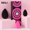 For Gourd Shape Washable Cosmetic Blender Puff Wholesale Private Label Dry Wet Use Makeup Tool Set