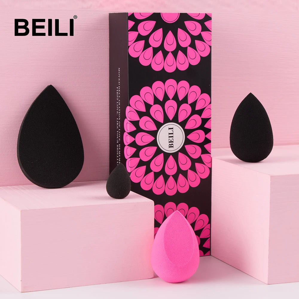 For Gourd Shape Washable Cosmetic Blender Puff Wholesale Private Label Dry Wet Use Makeup Tool Set