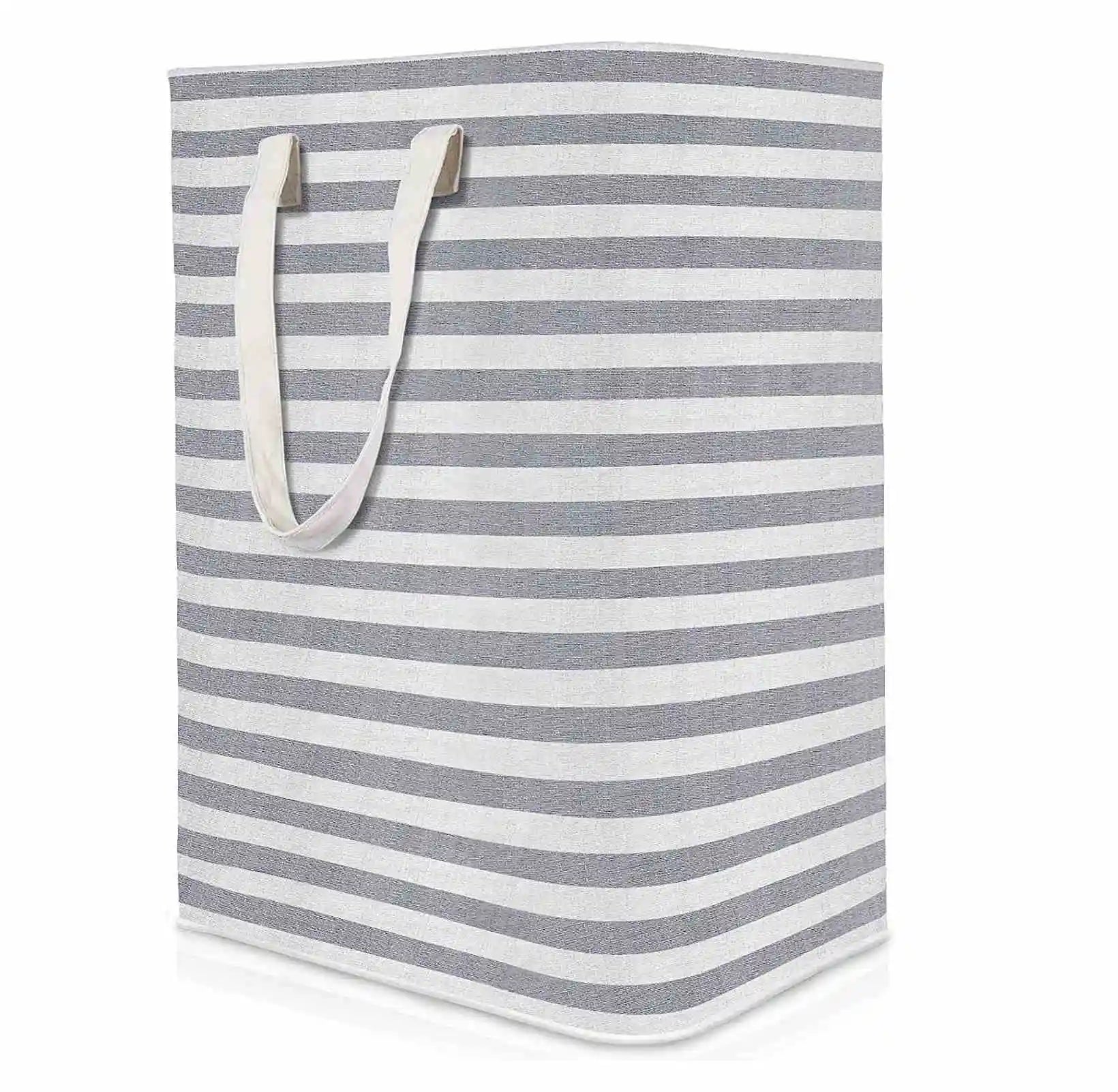 Large Capacity 72L Freestanding Clothes Laundry Hamper with Long Reinforced Handles for Laundry Clothes Towels Toys
