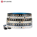 BTF LIGHTING New Products WS2805IC DC12V 24V RGBCW RGBWW 5In1 RGBCCT Pixel Addressable RGBW LED Strip