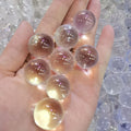 23mm High Quality Natural Crystal Stone Home Decor clear Quartz Crystal Bead for Jewelry Making