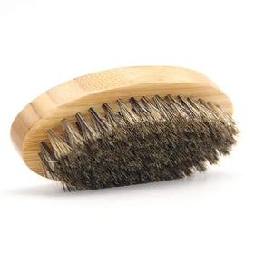 Natural Bamboo Bristles Brush Beard Brush for Beards & Mustaches