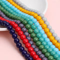 Wholesale DIY Accessory pink Green Blue Red Yellow White Black Purple Mix Color 10mm Tiny Glass Bead