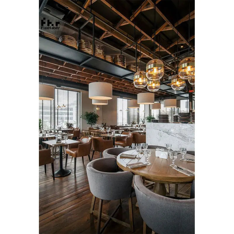 Fashion italian style coffee seating furniture hot sale restaurant table and chair set